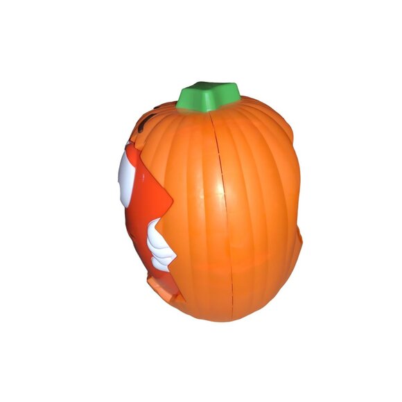 Halloween M & M Plastic Pumpkin Candy Dish Bucket Decor - Picture 6 of 9